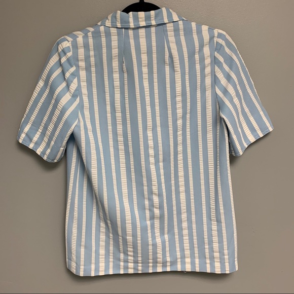 Vintage SET matching 1970s Women’s Stripe Outfit - Picture 4 of 16